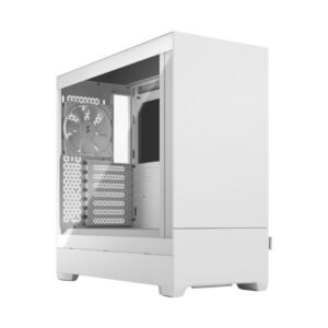 FD-C-POS1A-04 Fractal Design  Pop Silent White Tempered Glass Clear Tint Mid-Tower ATX Case