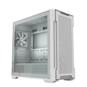 Gigabyte GB-C102GI C102 GLASS ICE Tempered Glass Mid Tower Micro ATX Case White