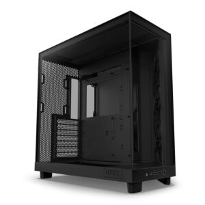 CC-H61FB-01 NZXT  H6 Flow Compact Dual-chamber Mid Tower ATX Case - Black