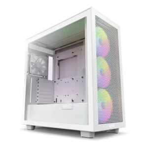 CM-H71FW-R1 NZXT  H7 Flow RGB Edition ATX Mid Tower Case White