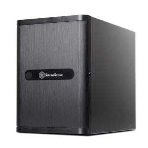 [SST-DS380B] SST-DS380B Silverstone  Black NAS Case, No PSU, 2x USB 3.0