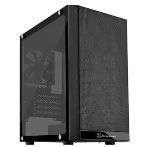 [SST-PS15B-G] SST-PS15B-G Silverstone  Precision PS15 Black Micro ATX Case, T/G Window