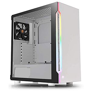 [CA-1M3-00M6WN-00] CA-1M3-00M6WN-00 Thermaltake  H200 TG Snow RGB Mid Tower White ATX Case