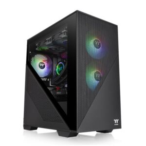CA-1S4-00S1WN-00 Thermaltake  Divider 170 ARGB Tempered Glass ATX Micro Case Black Edition
