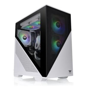 CA-1S4-00S6WN-00 Thermaltake  Divider 170 ARGB Tempered Glass Micro ATX Case Snow Edition