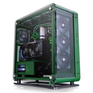 [CA-1V2-00MCWN-00] CA-1V2-00MCWN-00 Thermaltake  Core P6 Tempered Glass Mid Tower ATX Case Racing Green Edition