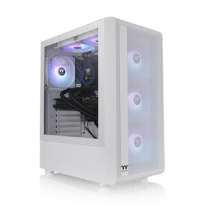 [CA-1X2-00M6WN-00] CA-1X2-00M6WN-00 Thermaltake  S200 Mesh ARGB Tempered Glass Mid Tower ATX Case Snow Edition