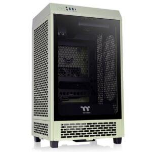 CA-1X9-00SEWN-00 Thermaltake  The Tower 200 Tempered Glass Mini ITX Case Matcha Green Edition
