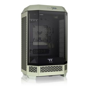 [CA-1Y4-00SEWN-00] CA-1Y4-00SEWN-00 Thermaltake  The Tower 300 Tempered Glass mATX Case - Matcha Green