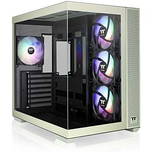 [CA-1Z2-00MEWN-00] CA-1Z2-00MEWN-00 Thermaltake  View 380 Tempered Glass ARGB Mid Tower ATX Case Matcha Green Edition