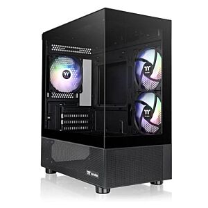 CA-1Z4-00M1WN-00 Thermaltake  View 170 ARGB Tempered Glass mATX Case Black Edition