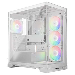 INVADERXMT-WHCWW XPG  INVADER X Tempered Glass ATX Case White