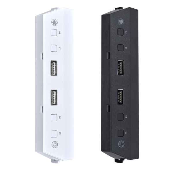 [LAN216-1X] LAN216-1X Lian Li Lancool 216 ARGB Controller & USB Module - Black