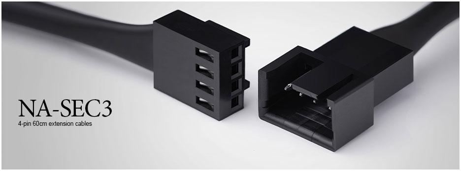 [NA-SEC3] NA-SEC3 Noctua  60cm 4-Pin PWM Power Extension Cables 3-Pack