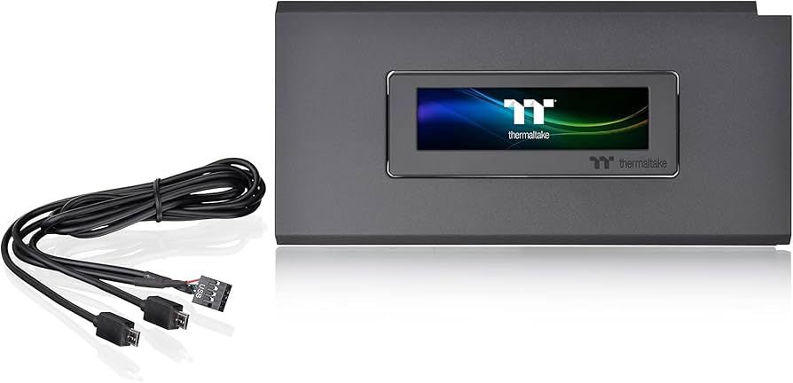 AC-064-OO1NAN-A1 Thermaltake LCD Display Panel Kit for Ceres 500 Tempered Glass ARGB Case Black Edition