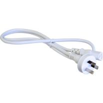 [011.180.1014] 011.180.1014 IEC C13 Power Cord 10A 1m White