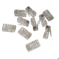 [005.002.0035] 005.002.0035 Cat 6 8 Position RJ45 One-Piece Modular Crimp Plug | Solid | 10 Pack