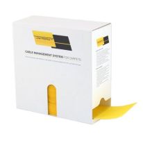 013.012.1051 Cable Cover for Carpet - Box of 25m : Yellow