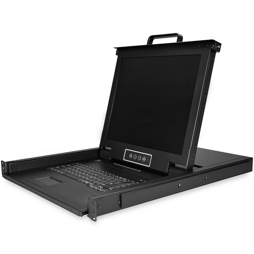 [RKCONS1708K] RKCONS1708K StarTech 8 Port Rackmount VGA KVM Console w/ 6ft Cables (17" LCD Monitor)