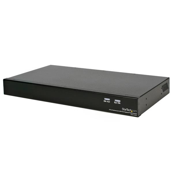 [SV841HDIE] SV841HDIE StarTech 8 Port VGA USB PS/2 Digital IP KVM Switch with OSD - 1U Rackmount