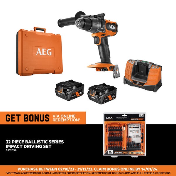 [A18PDB42C] A18PDB42C 18V Brushless Hammer Drill 4.0Ah FORCE Kit