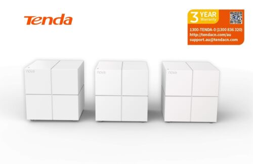 [MW6-3P] MW6-3P Tenda Nova MW6 3-pack AC1200 Whole Home Mesh Router WiFi System