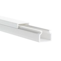 [013.002.2525] 013.002.2525 Cable Ducting 25mm(W) x 25mm(H) x 2m: White