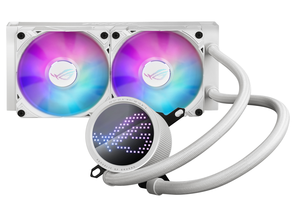 [ROG RYUO III 240 ARGB WHT] ROG RYUO III 240 ARGB WHT ASUS ROG RYUO III 240 ARGB White Edition Liquid CPU Cooler