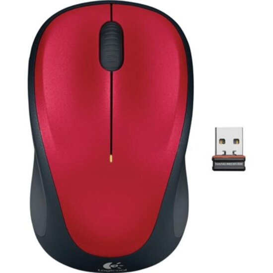 910-003412 M235 Red Wireless Mouse 