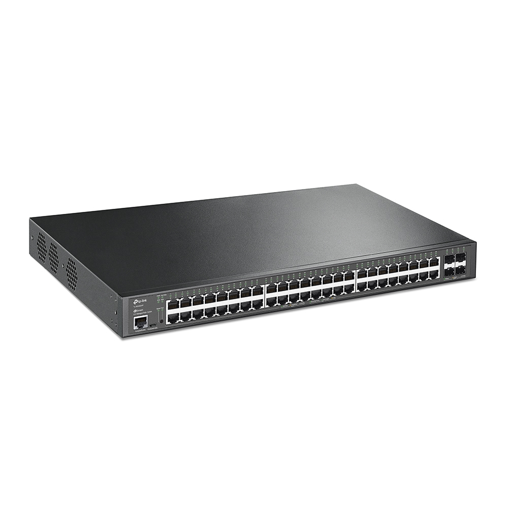 [TL-SG3452XP] TL-SG3452XP TP-Link  JetStream 48-Port Gigabit PoE+ & 4-Port SFP+ Managed Switch