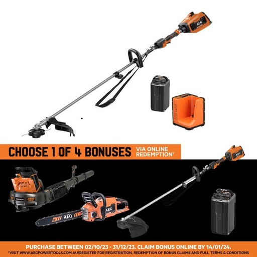 A58LTR18U 58V 43cm Brushless Line Trimmer 8.0Ah ULTIMATE HD Kit