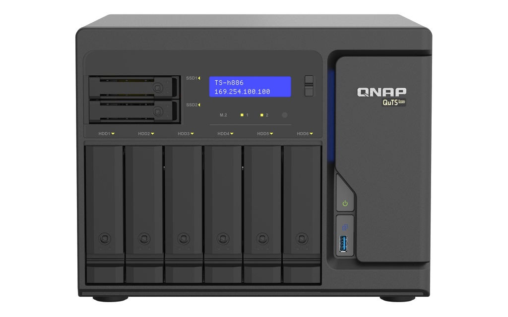 [TS-H886-D1622-16G] TS-H886-D1622-16G QNAP  8 Bay Diskless NAS Xeon D-1622 CPU 16GB RAM