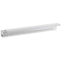 [013.001.6565] 013.001.6565 Slotted Cable Ducting - 2m Length 65 x 65mm - White