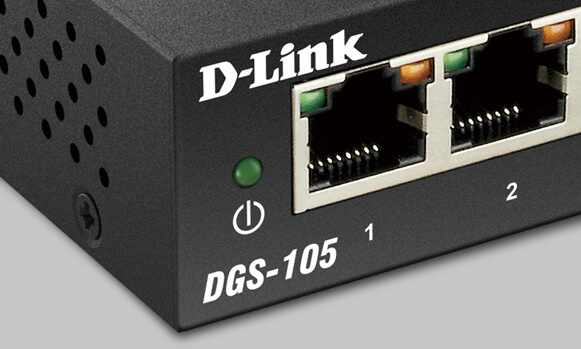 DGS-105 5-Port Gigabit Desktop Switch (Metal Housing)