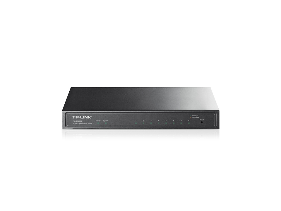 [TL-SG2008] TL-SG2008 TP-Link  | JetStream 8 port Gigabit Smart Switch including 1 PoE IN Port