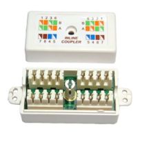 [016.011.0001] 016.011.0001 Cat5e Inline Coupler Punch Down