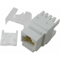 [010.003.1002] 010.003.1002 CAT5E RJ45 Keystone Jack | 10 pack White
