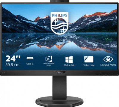 [242B1H] 242B1H 23.8" IPS 4ms Full HD Monitor with Windows Hello Webcam
