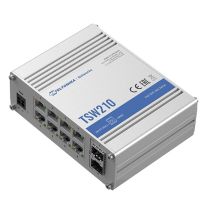 [TSW210] TSW210 Teltonika |  | 10 Port Industrial Unmanaged Switch ** PSU not included **