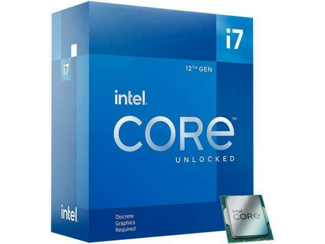[BX8071512700KF] BX8071512700KF Intel Core i7 12700KF 12 Cores/20 Threads 3.6/5.0GHz LGA1700 CPU Processor
