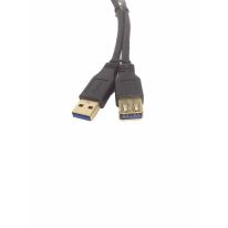 [005.002.0045] 005.002.0045 3M USB 3.0 AM-AF Extension Cable: Black