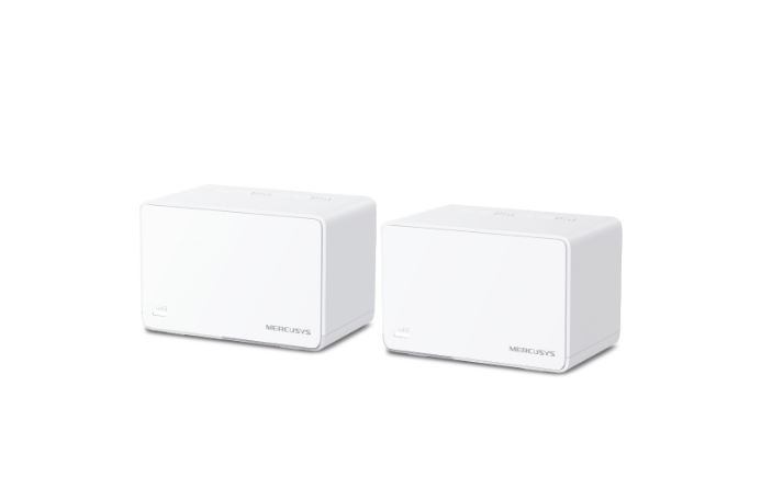 [Halo H80X(2-pack)] Halo H80X(2-pack) Mercusys  AX3000 Whole Home Mesh Wi-Fi 6 System, 3000 Mbps Dual Band Wi-Fi, Up to 460 Square Meters, 574/2402 Mbps, MU-MIMO (WIFI6)