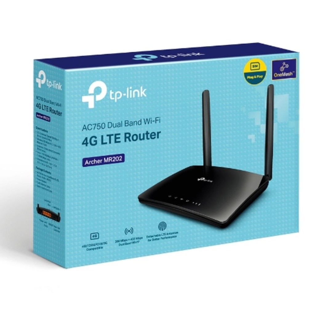 [Archer MR202] Archer MR202 TP-Link  AC750 Wireless Dual Band 4G LTE Router