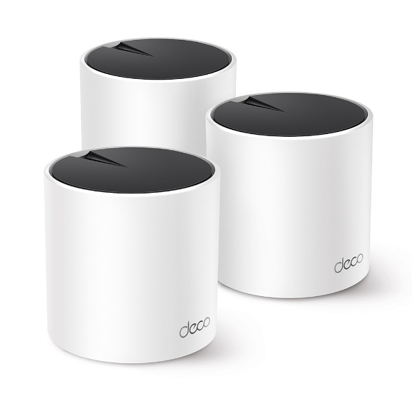 [Deco X55(3-pack)] Deco X55(3-pack) TP-Link  AX3000 Whole Home Mesh WiFi 6 Router, Dual-Band with Smart Antennas, MU-MIMO, HomeShield Security