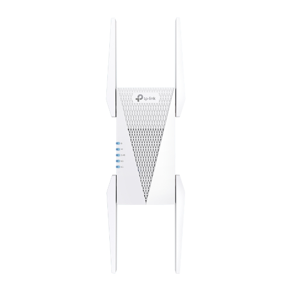 [RE815XE] RE815XE TP-Link  AXE5400 Mesh Wi-Fi 6E Range Extender 574Mbps @2.4 GHz, 2402Mbps @5 GHz, 1 Gigabit Ethernet Port, 4 External Antennas