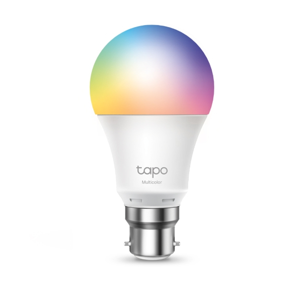 [Tapo L530B] Tapo L530B TP-Link  Smart Wi-Fi Light Bulb, Bayonet Fitting, Multicolour (B22 / E27), No Hub Required, Voice Control, Schedule & Timer,