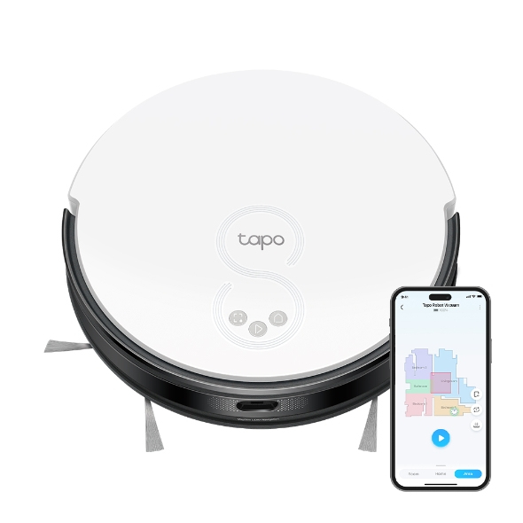 Tapo RV20 Mop TP-Link  MagSlim™ LiDAR Navigation Robot Vacuum & Mop, 2700Pa Strong Suction, Quiet Cleaning, Auto-Charging, Ultra-Slim 7.8 cm Design