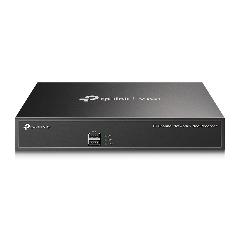 VIGI NVR1016H TP-Link  16 Channel Network Video Recorder, 24/7 Continuous Recording, Up To 10TB, 16 Channel Live View, UpTo 8MP (HDD Not Included)