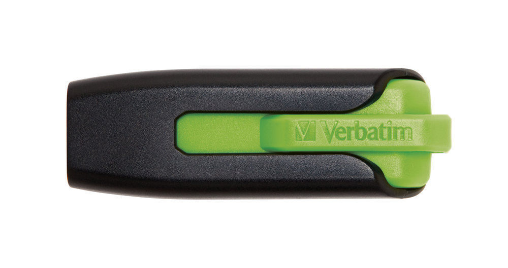 [23942491774] 23942491774 Verbatim 16GB V3 USB3.0 Green Store'n'Go V3; Rectractable USB Storage Drive Memory Stick