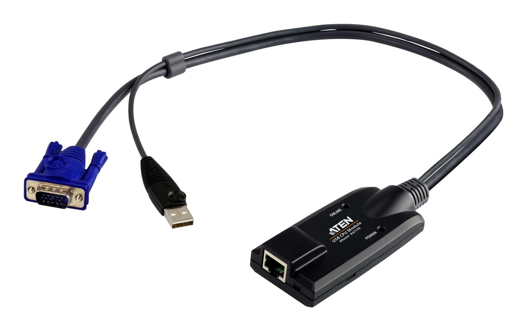 [4710423775886] 4710423775886 Aten KVM Cable Adapter with RJ45 to VGA  USB for KH, KL, KM and KN series